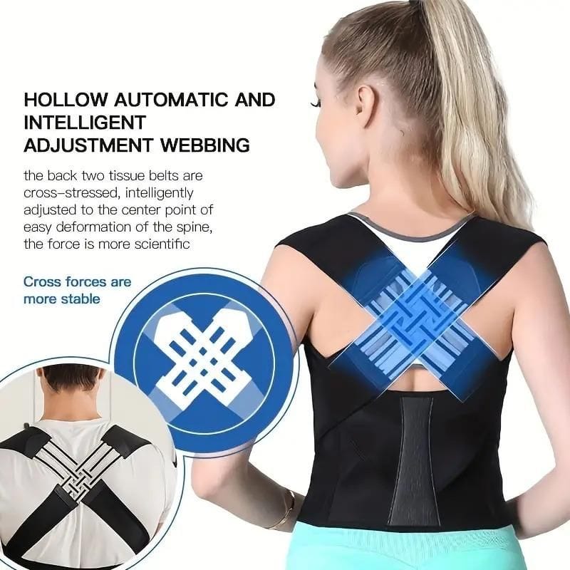 Adjustable Back Posture Corrector/ Slouching Relieve Pain Belt Women Men Zaavio®