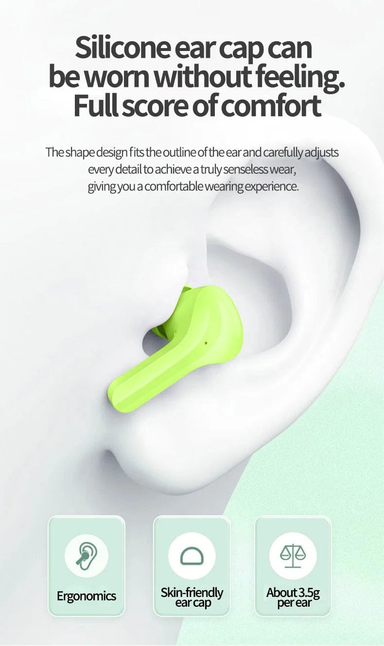 Air-31 Transparent Mini Wireless Earbuds Zaavio®