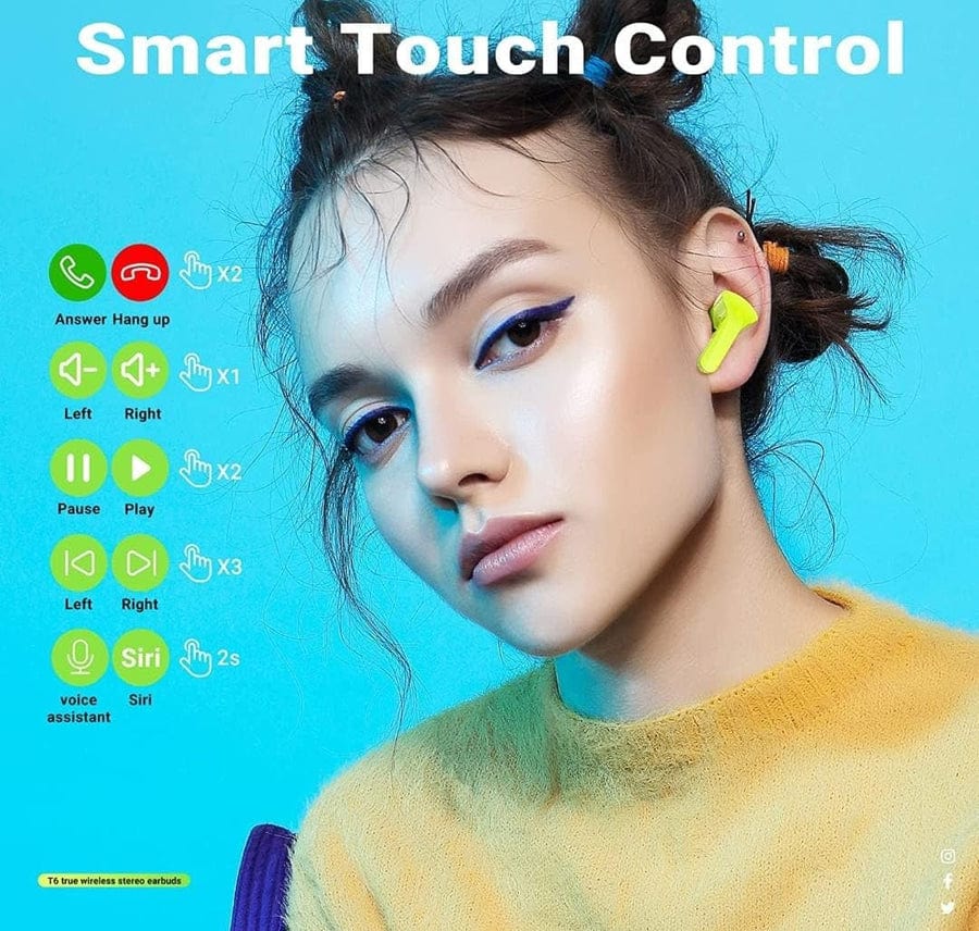 Air-31 Transparent Mini Wireless Earbuds Zaavio®