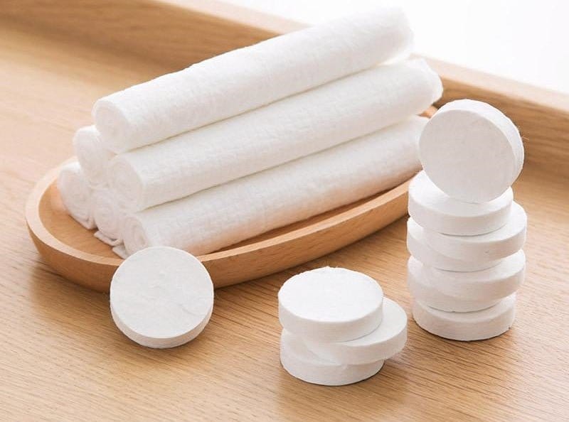 Bath Towels Magic Compressed Cotton Towel Zaavio®