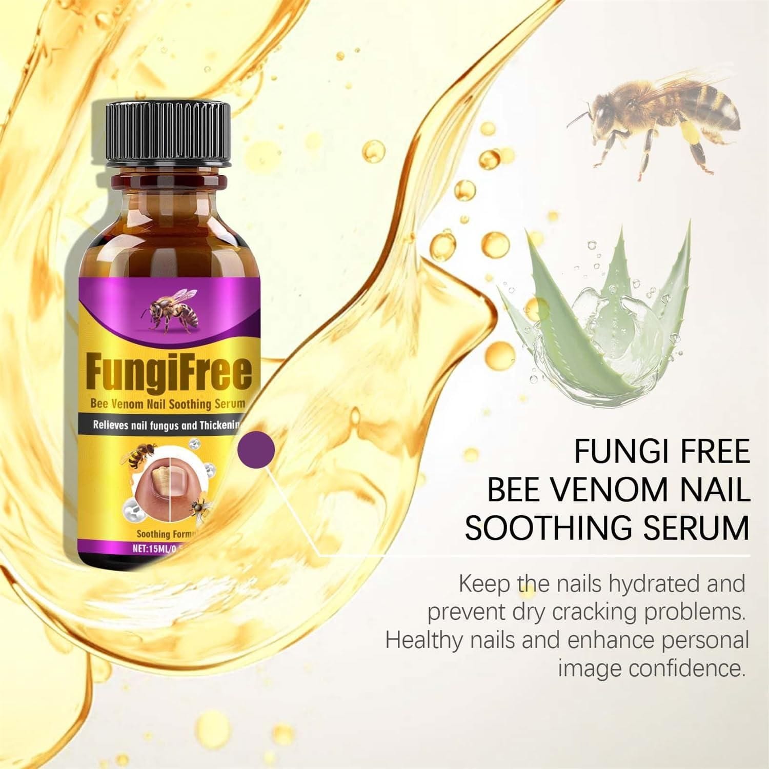 Bee Venom Nail Serum (Pack of 2) (Copy) Bee Venom Nail Serum (Pack of 2) (Copy) Zaavio®