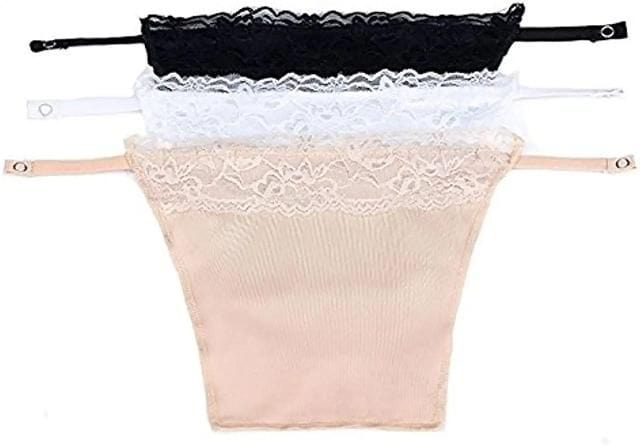 Cami Secret Women's Polyester Clip-on Camisole (Set of 3) Zaavio®