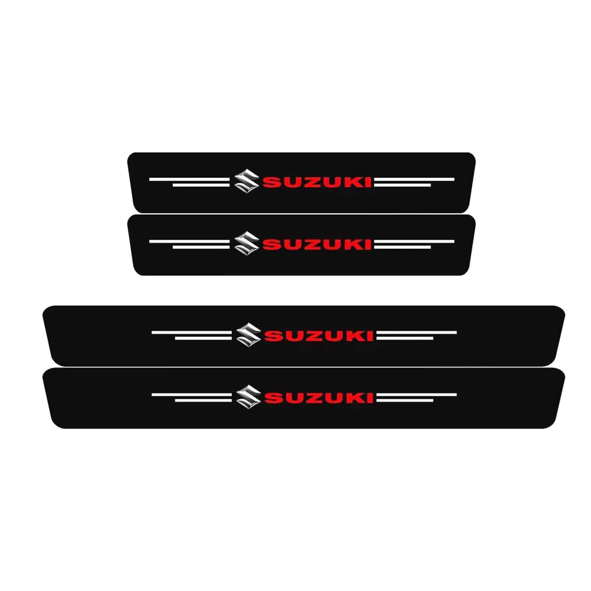 Car Accessories Carbon Fiber Door Sill Protector (4 Pcs) Zaavio®