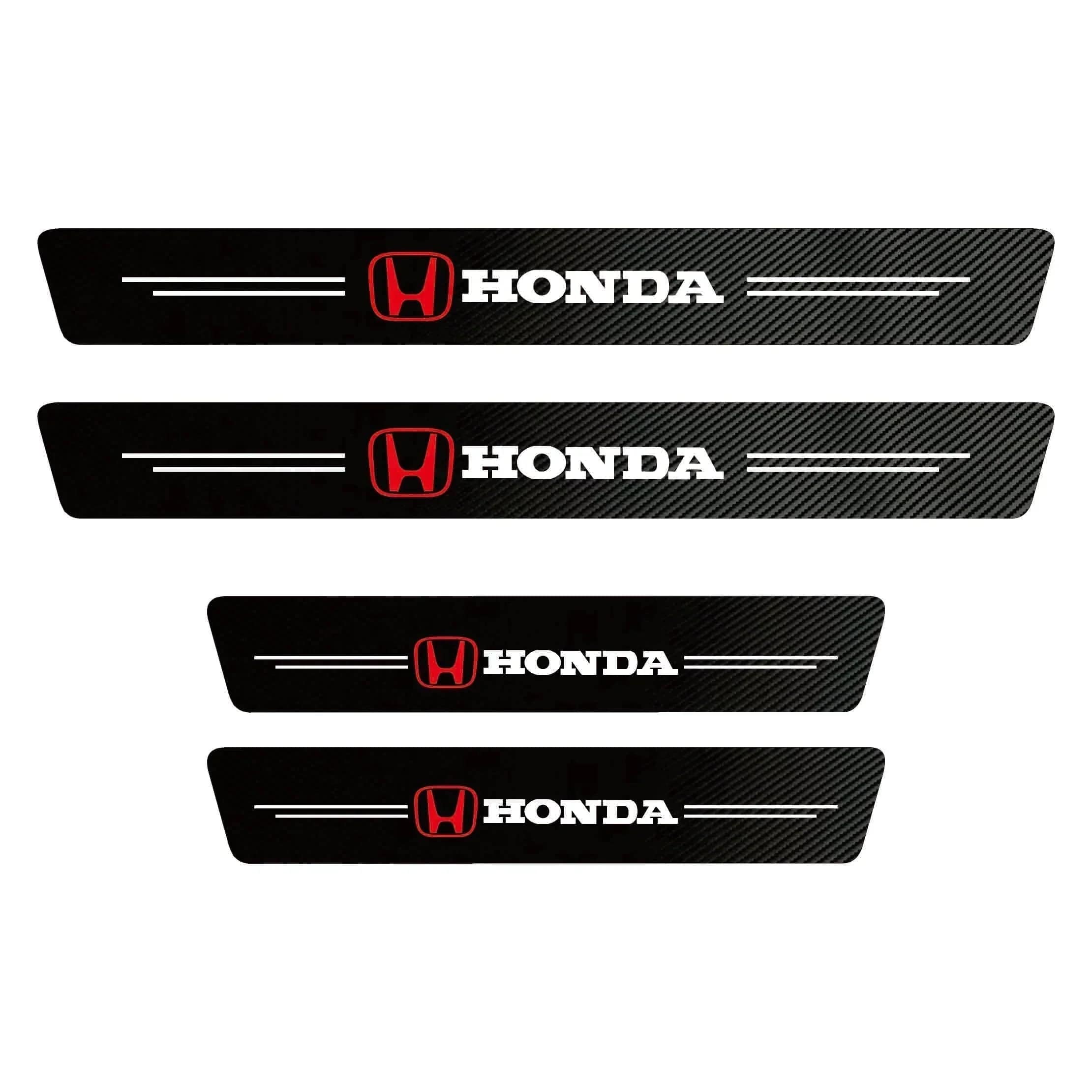 Car Accessories Carbon Fiber Door Sill Protector (4 Pcs) Zaavio®
