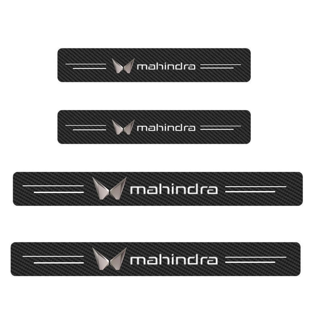 Car Accessories Carbon Fiber Door Sill Protector (4 Pcs) Zaavio®
