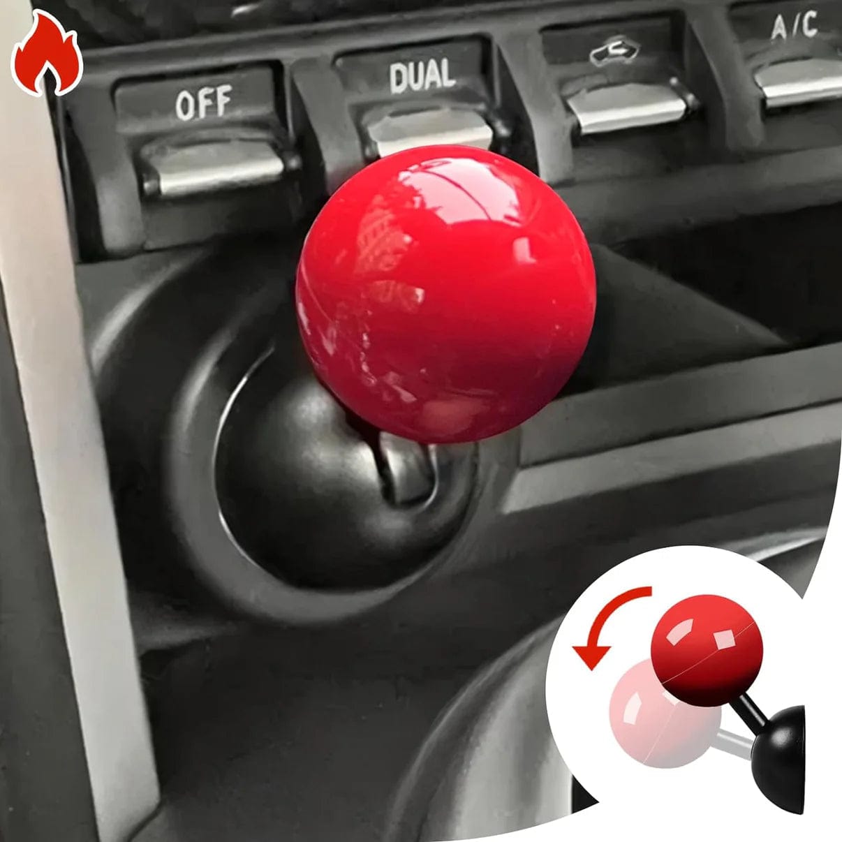 Car Push Joystick Start Button Cover Zaavio®
