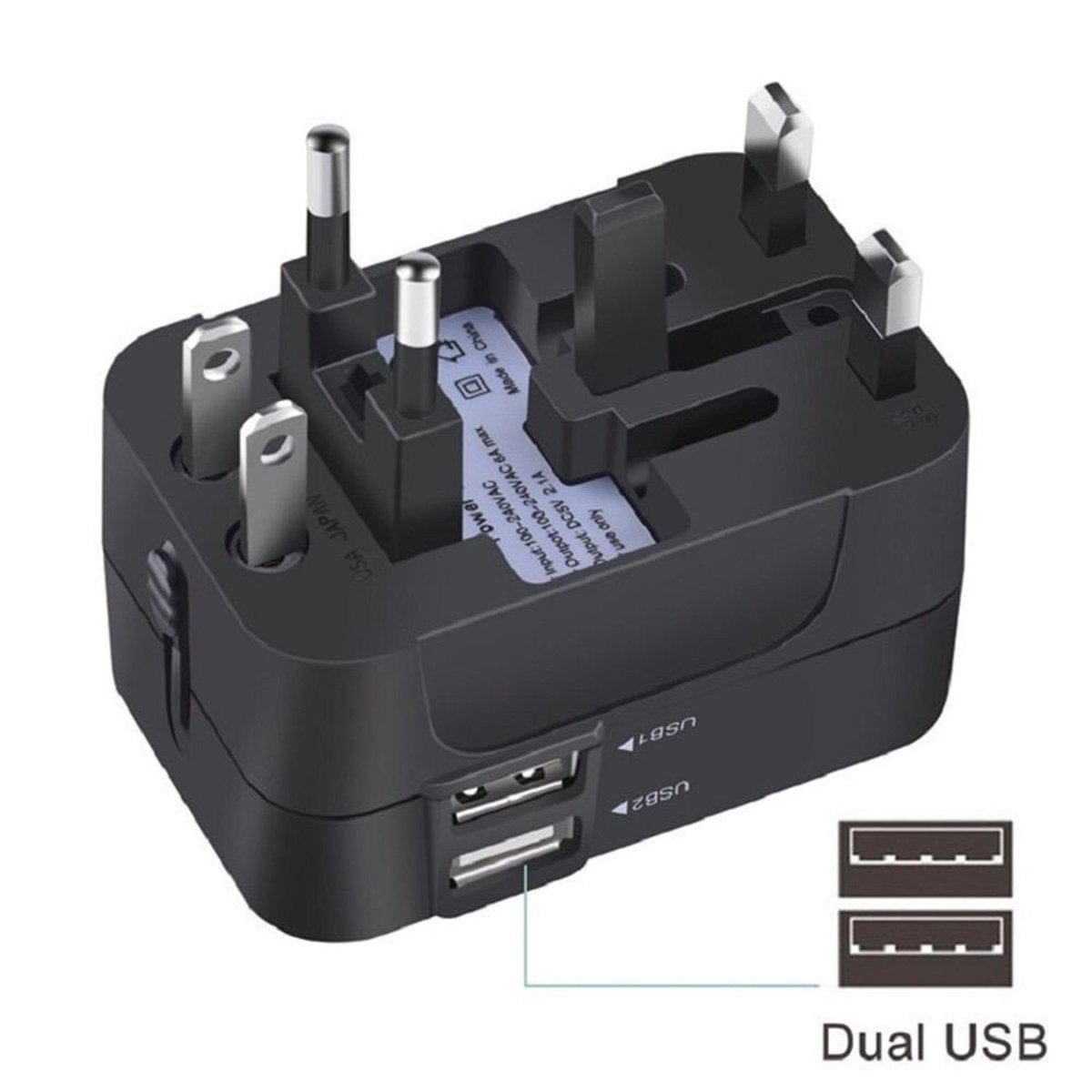 Charger Adapter Electronic Items Socket Plug Charging Travel Adapter- All in One Worldwide Travel Adapter TrioCharger™️ All in One Worldwide Travel Adapter Zaavio®