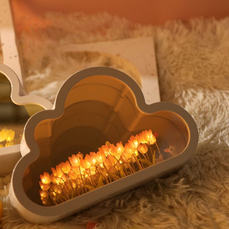 Cloud Endless Bloom Lamp | Led Light Tulip Lamp Night Light Lamp For Home And Bedroom Cloud Endless Bloom Lamp Zaavio®