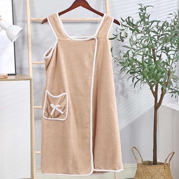 ComfortCurl™ - Womens' Wearable Bath Towel |  Bath Robe Towels Bathroom Micro Fibre Towel For Women ComfortCurl™️ Womens' Wearable Bath Towel Zaavio®