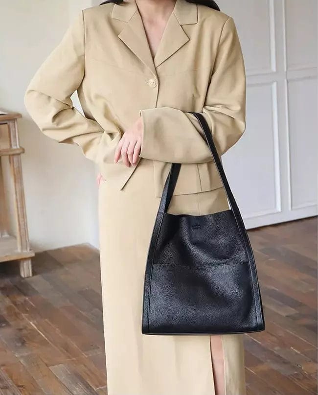 Cora Solid Color Simple Faux Leather Shoulder Bag | Bags For Women Leather Shoulder Bag Cross Body Side Bags Cora Solid Color Simple Faux Leather Shoulder Bag Zaavio®