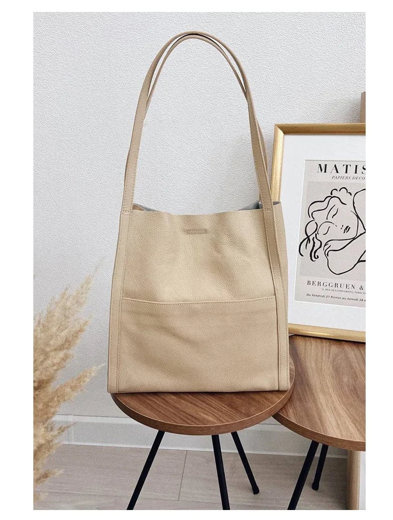 Cora Solid Color Simple Faux Leather Shoulder Bag | Bags For Women Leather Shoulder Bag Cross Body Side Bags Khaki Cora Solid Color Simple Faux Leather Shoulder Bag Zaavio®
