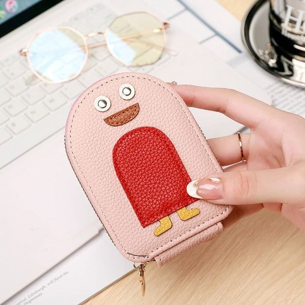 Cute Penguin Design Card Holder (Copy) Pink Cute Penguin Design Card Holder (Copy) Zaavio®