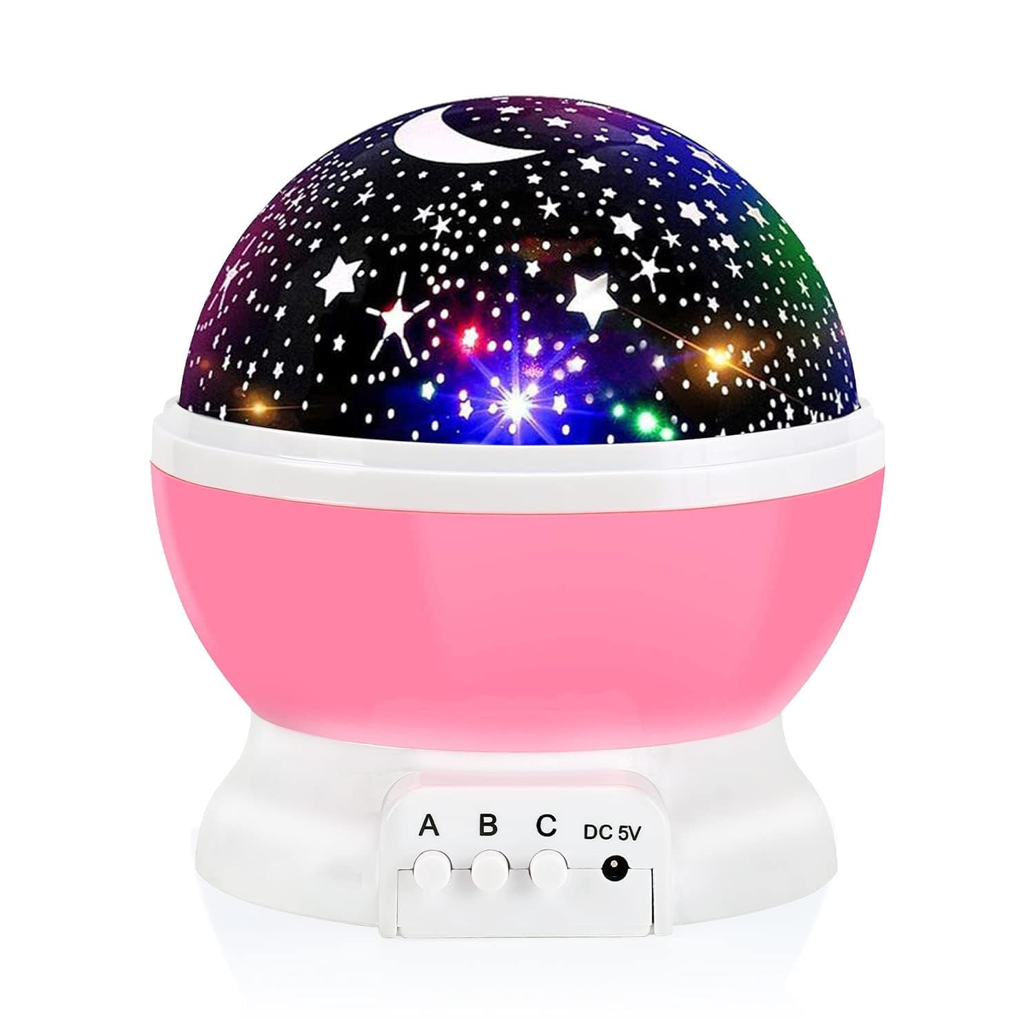 Decorative Star Lights Rotating Night Lamp Projector - Galaxzo™ Luces nocturnas Pink Galaxzo™ Night Light Projector Zaavio®