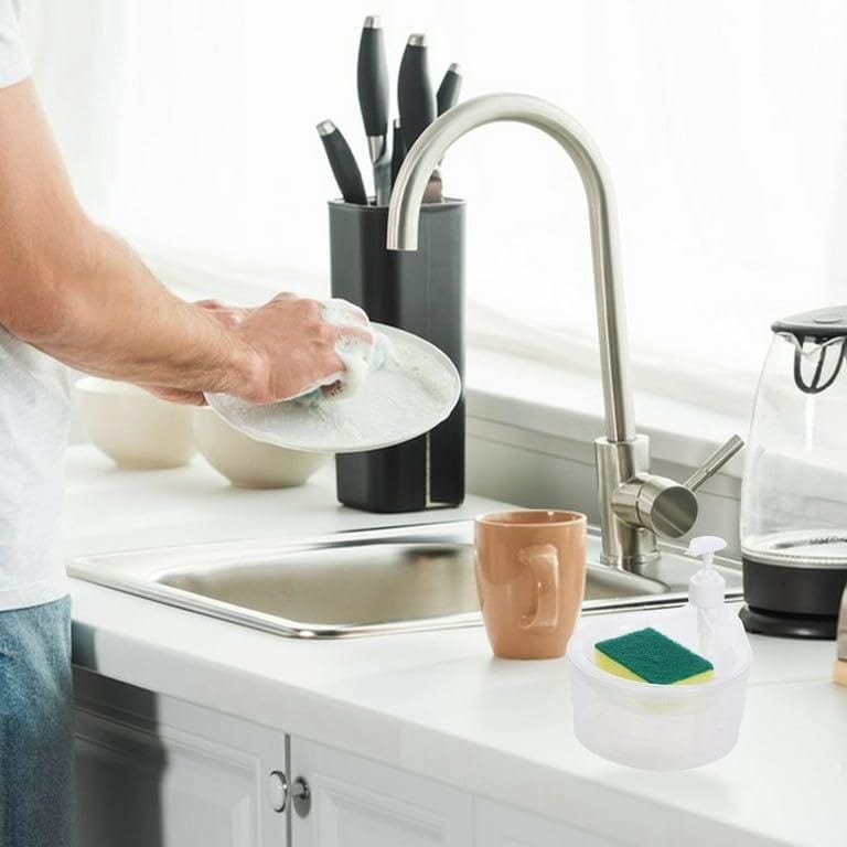Double Layer 2 in 1 Liquid soap Dispenser Zaavio®️