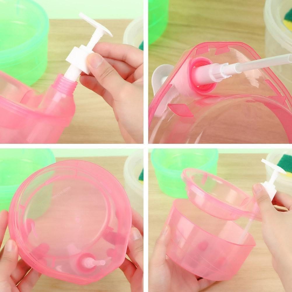 Double Layer 2 in 1 Liquid soap Dispenser Zaavio®️