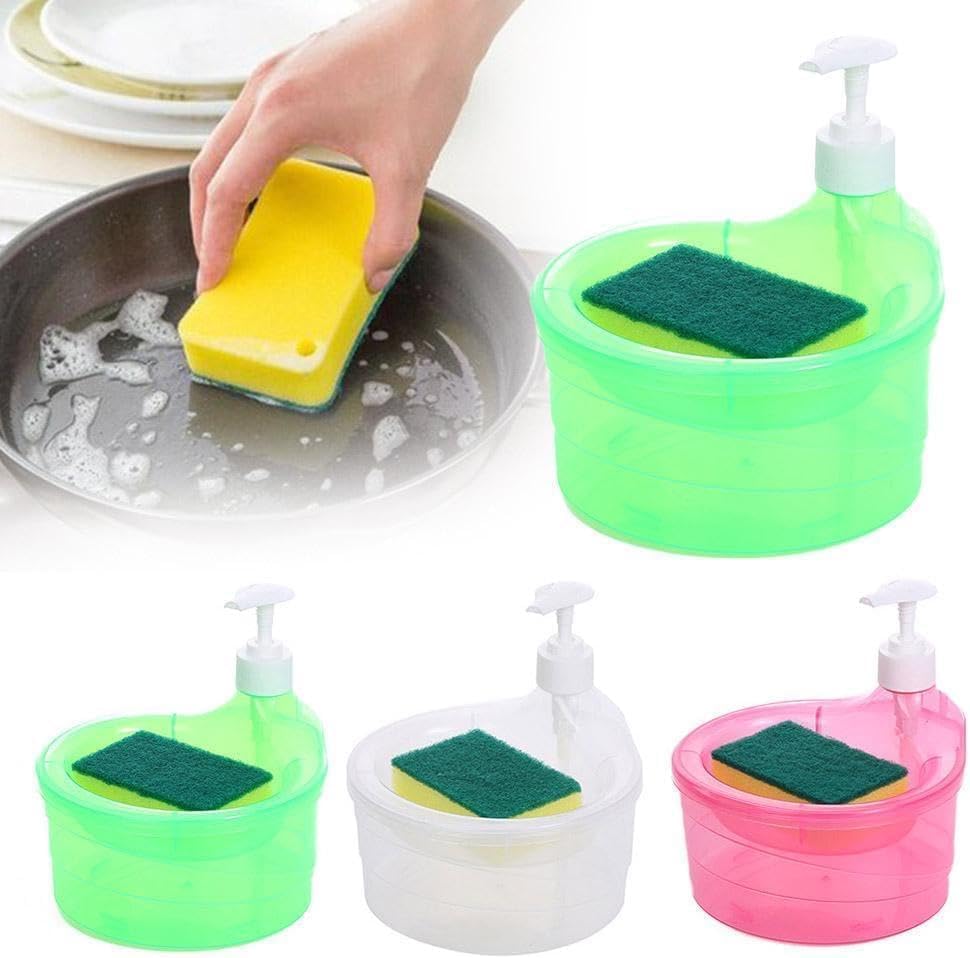 Double Layer 2 in 1 Liquid soap Dispenser Zaavio®️