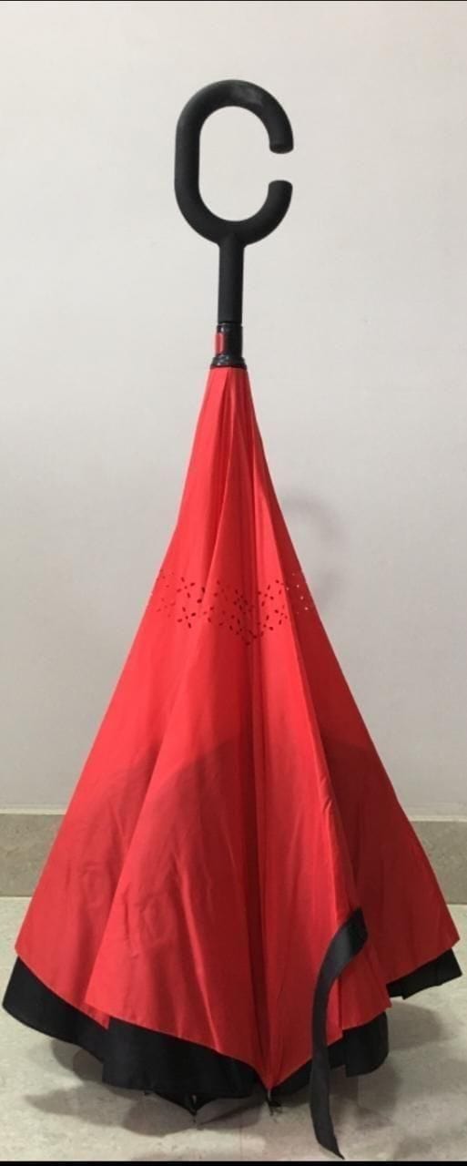 Double Layer Inverted Reversible Umbrella (Multicolor) Roposo Clout