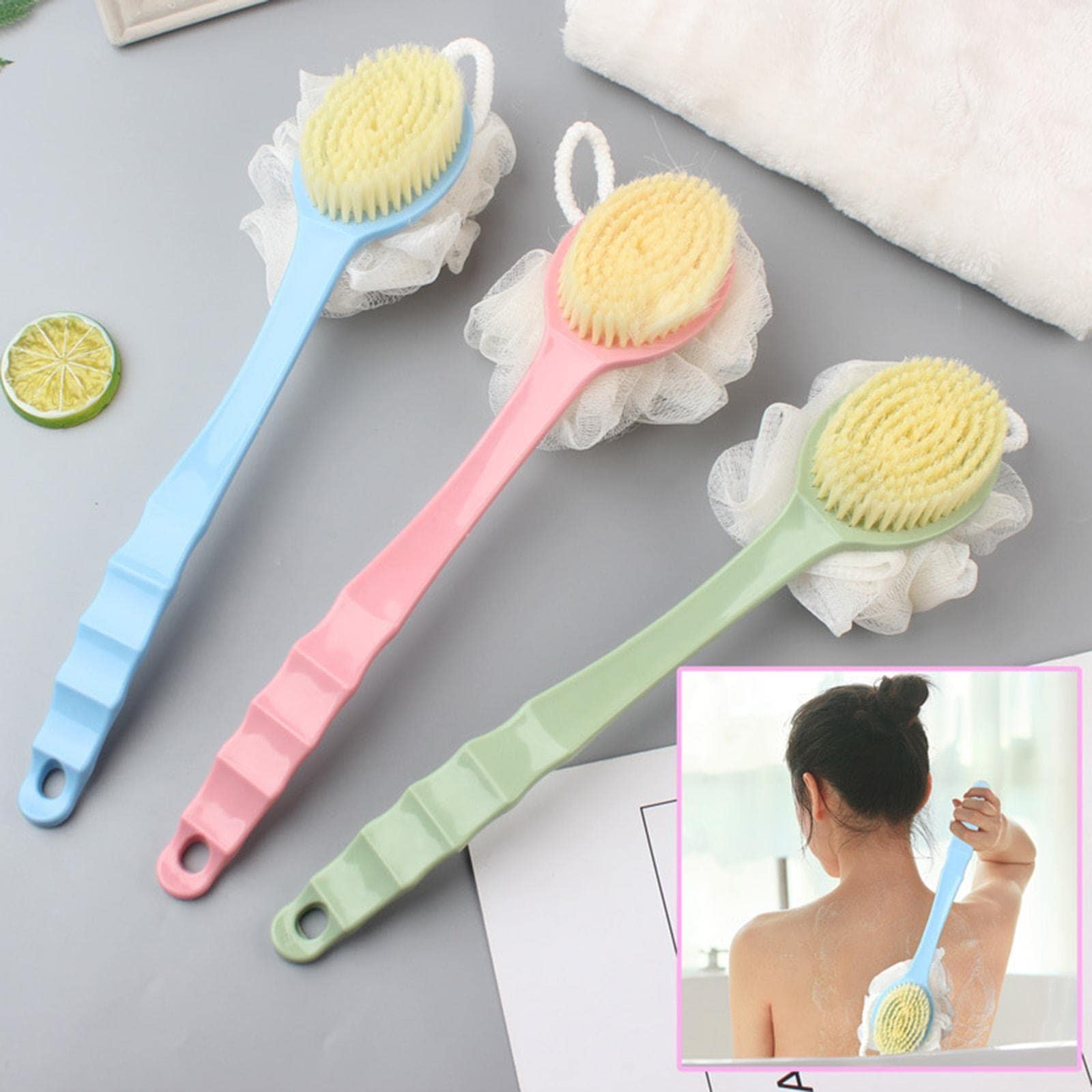 Double Sided Bath Brush Scrubber for bathing Zaavio®
