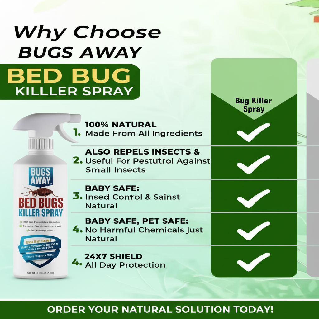 Non-Toxic Bedbug Remover Spray (Pack of 2)