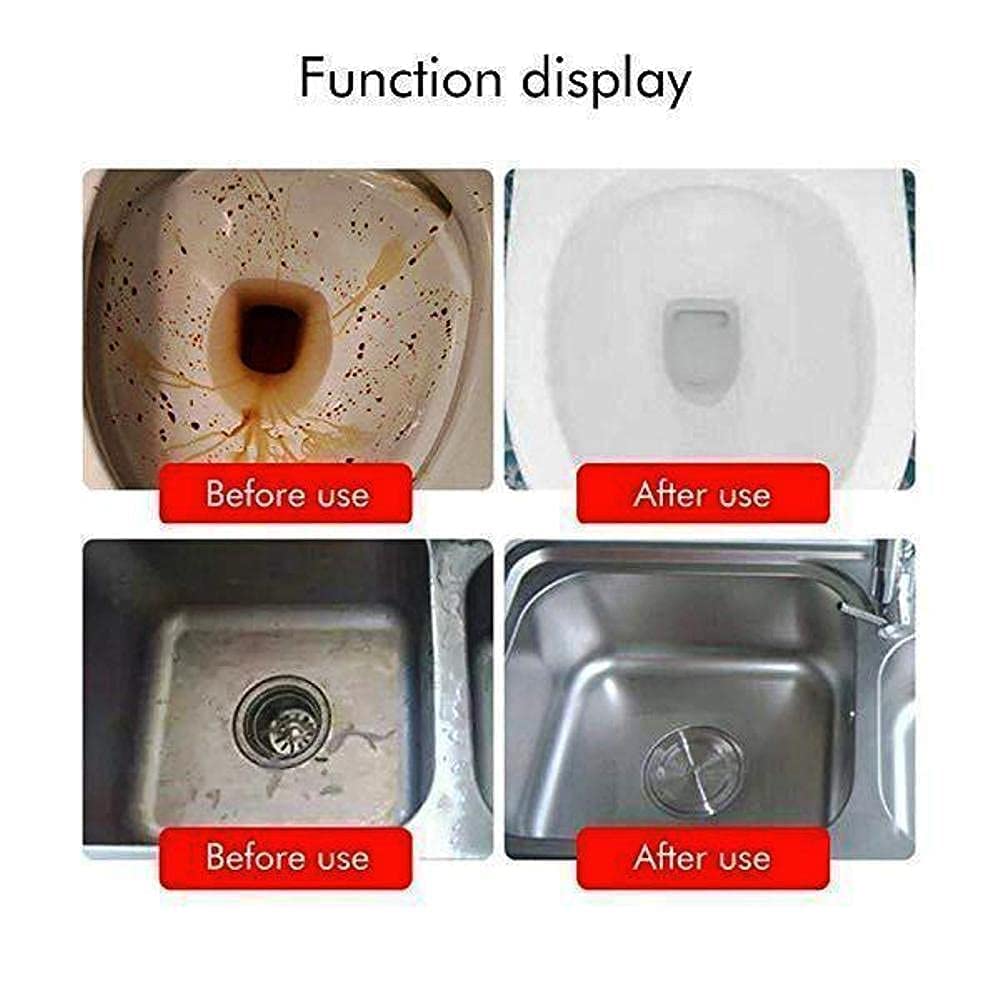 Drain Cleaner Powder Sink Drain Pipes Toilet Blockage Cleaner - Drainizer™️ Drainizer™️ (Buy 1 Get 1 Free) Zaavio®