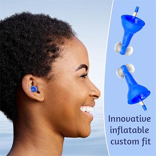 Innovative Inflatable Silicone Earplugs (Set of 4)