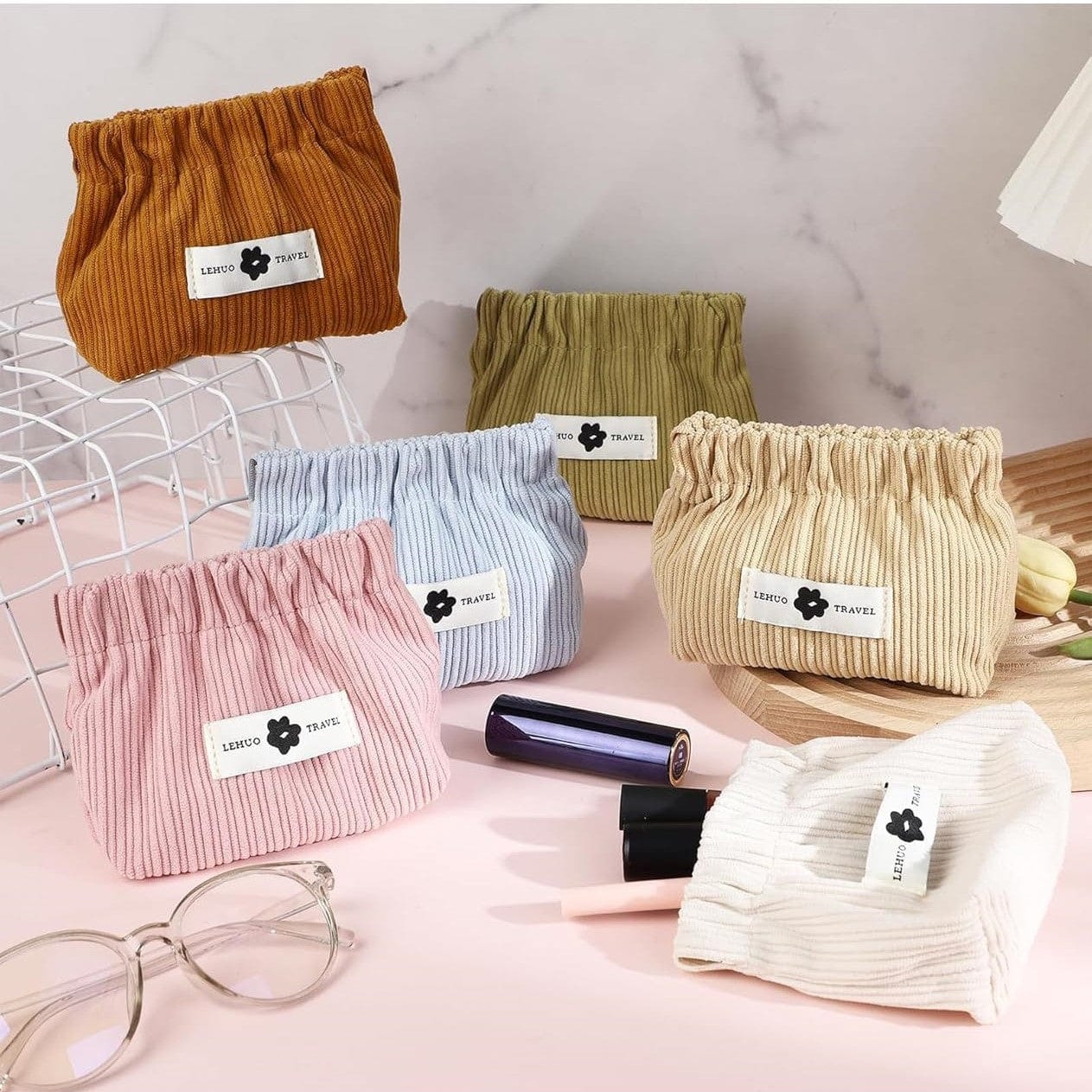Elastic Corduroy Storage Bag Elastic Corduroy Storage Bag Zaavio®