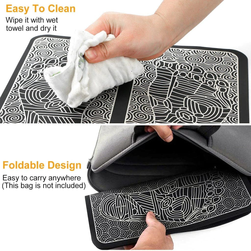 EMS Leg and Foot Massager Mat Electrical Pad - Pulsezy™ Pulsezy™ Zaavio®