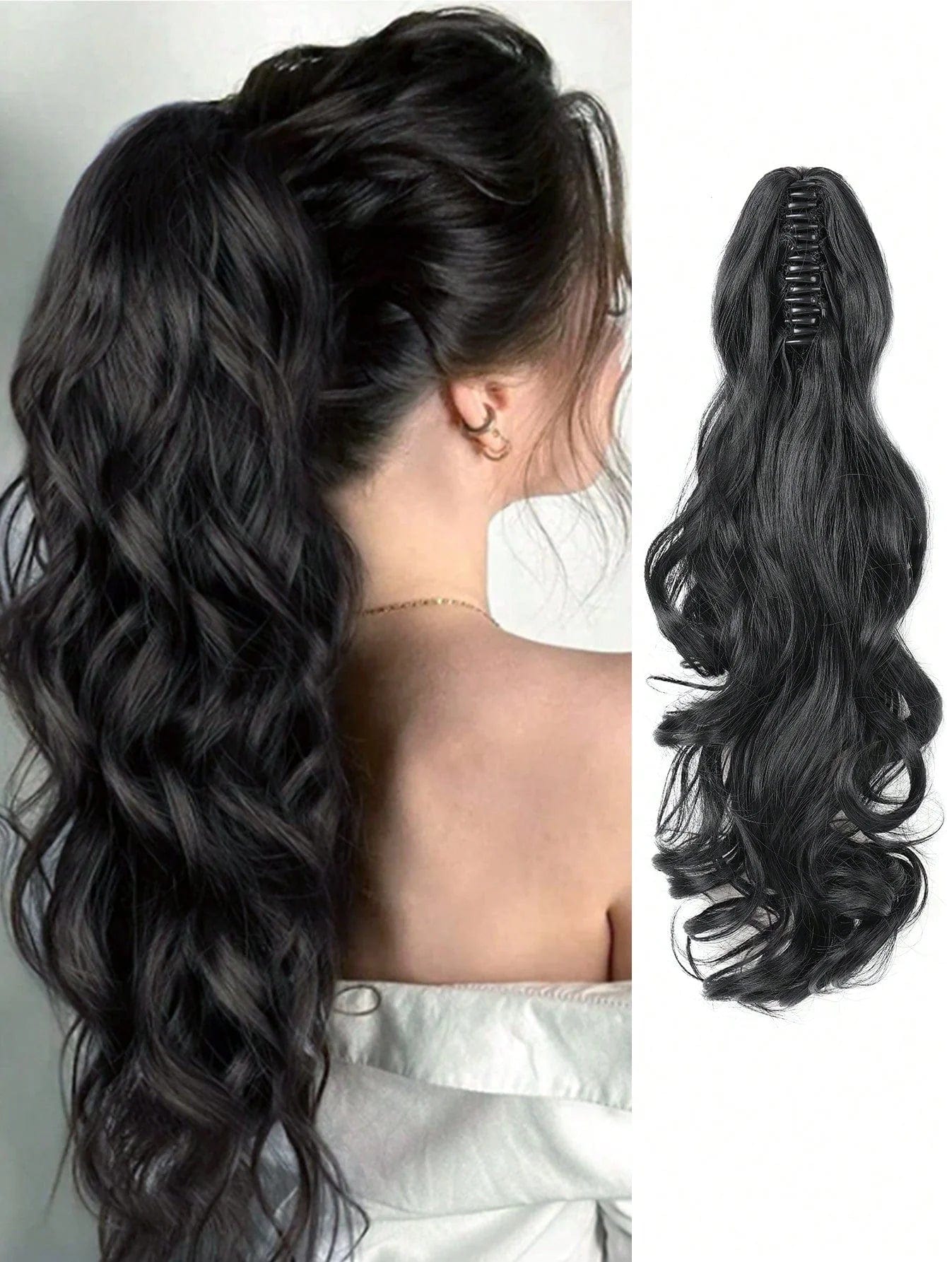 Extendria™️ | Pony Tail Hair Extensions Bun Hairstyle Extension Hair Extendria™️18 Inch Long Ponytail Hair Extension (Free Hair Bun) Zaavio®