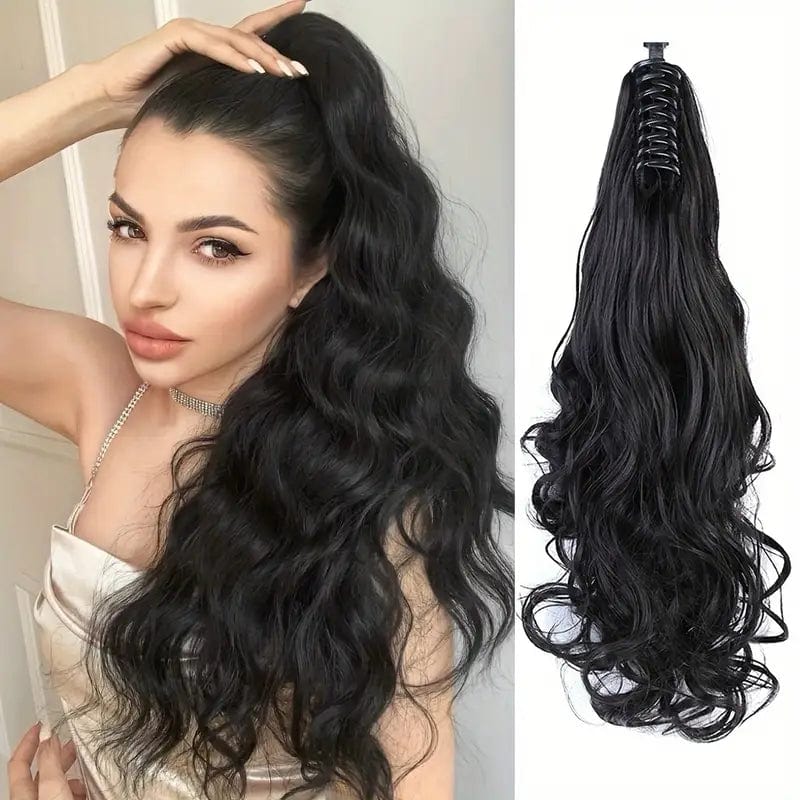Extendria™️ | Pony Tail Hair Extensions Bun Hairstyle Extension Hair Extendria™️18 Inch Long Ponytail Hair Extension (Free Hair Bun) Zaavio®