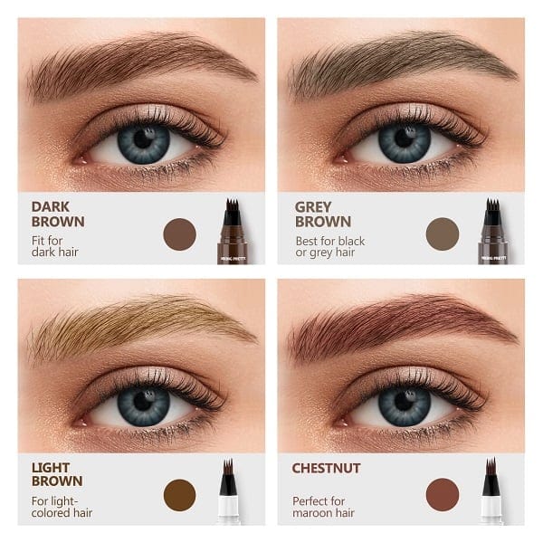 Eyebrow Waterproof Color Definer Pencil Filler Liner Brush - Shapese™️ Shapese™️ Waterproof Eyebrow Pen Zaavio®