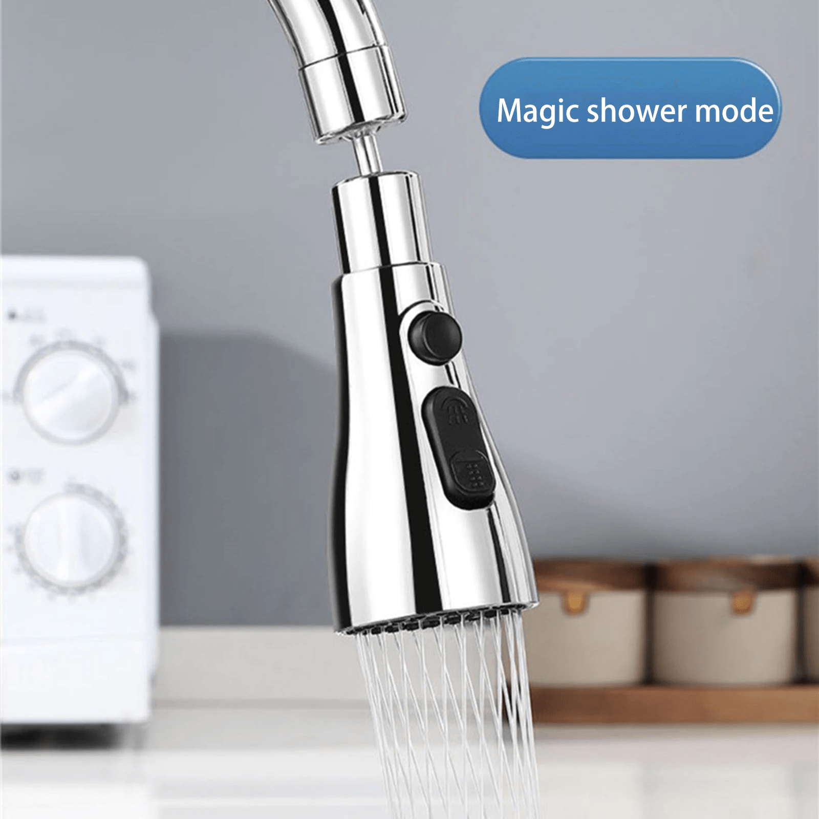 Faucets 3 Modes Water Faucet Sprayer InArt-Studio