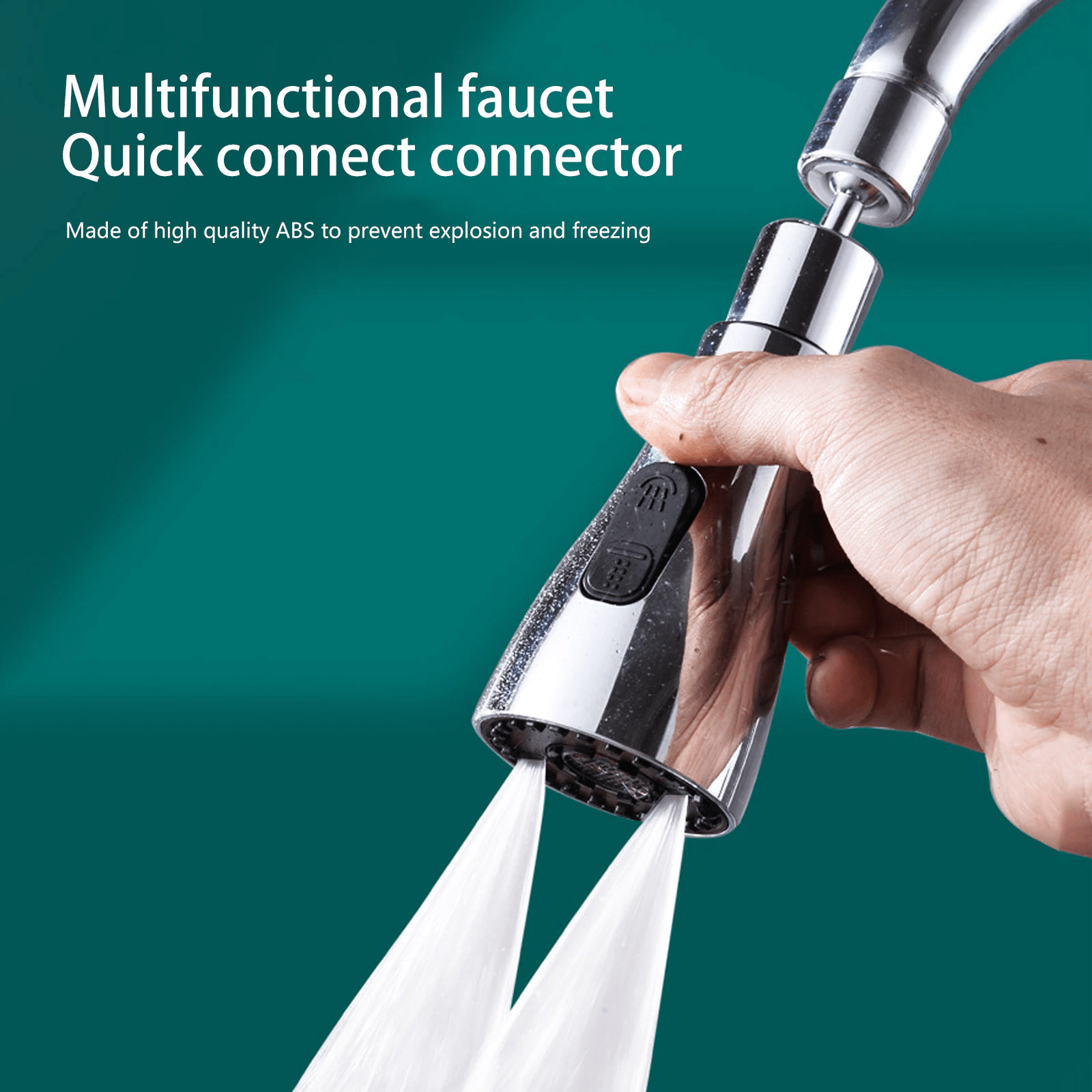 Faucets 3 Modes Water Faucet Sprayer InArt-Studio