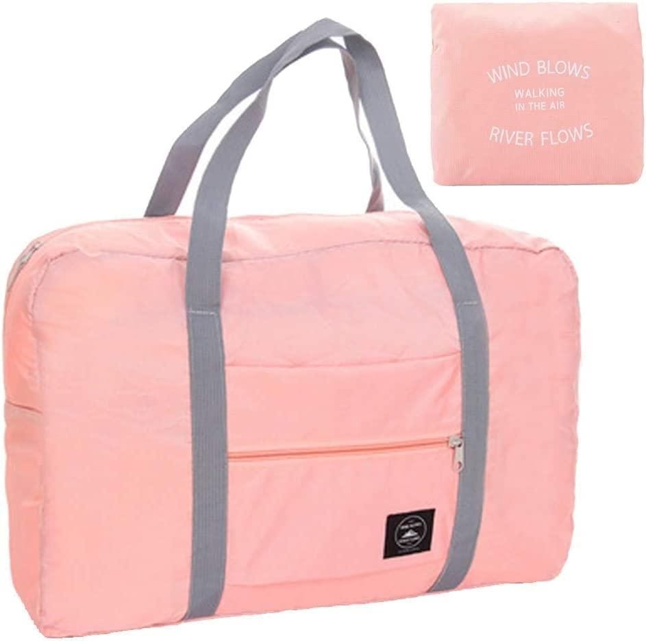 Foldable Travel Bag Tote Lightweight Waterproof Duffel Bag Roposo Clout