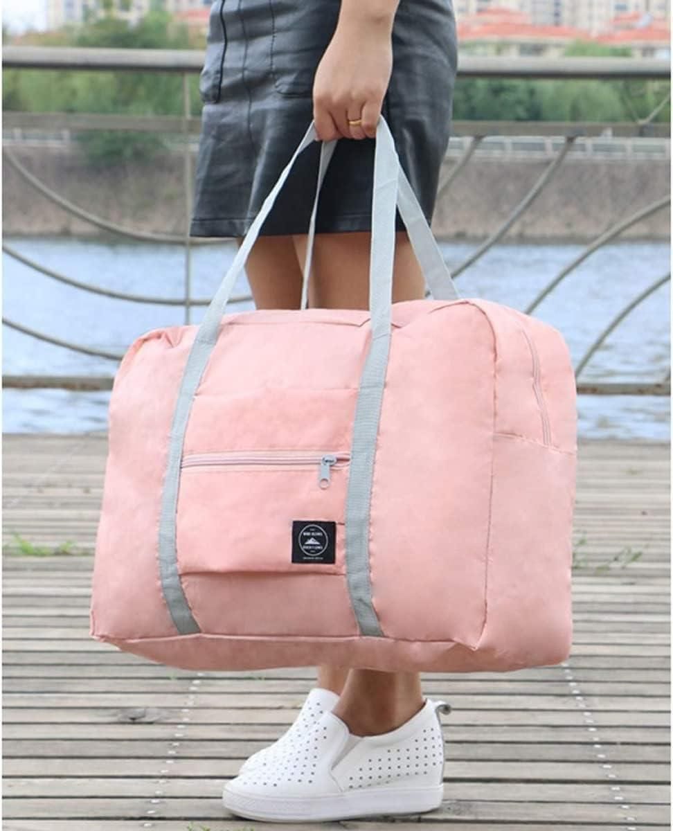 Foldable Travel Bag Tote Lightweight Waterproof Duffel Bag Roposo Clout