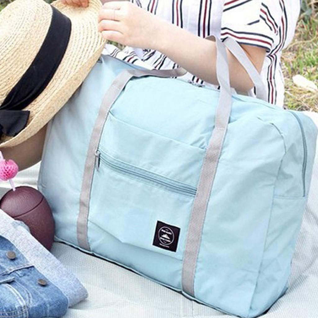 Foldable Travel Bag Tote Lightweight Waterproof Duffel Bag Roposo Clout