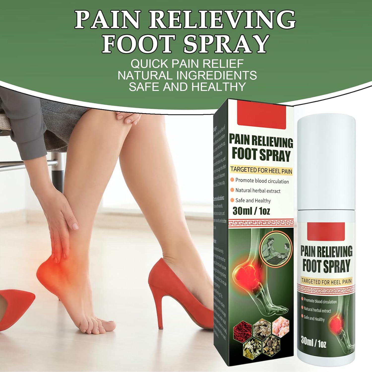 Foot & Joint Pain Relieving Spray (Buy 1 Get 1 Free) (Copy) Foot & Joint Pain Relieving Spray (Buy 1 Get 1 Free) (Copy) Liviq