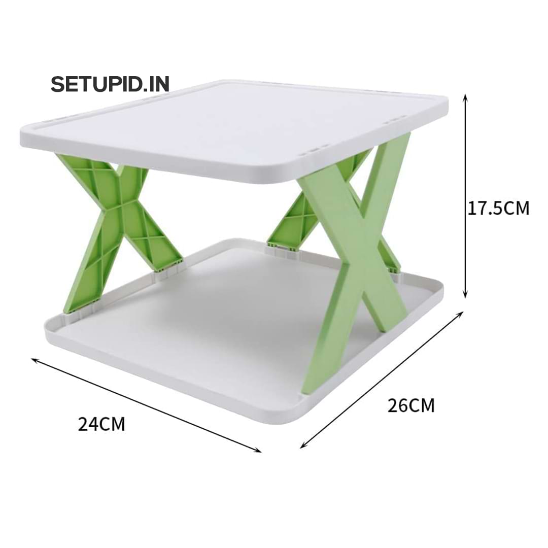 Free Size 4 Layer Shoes Organizer ( Pack of 2 ) Setupid