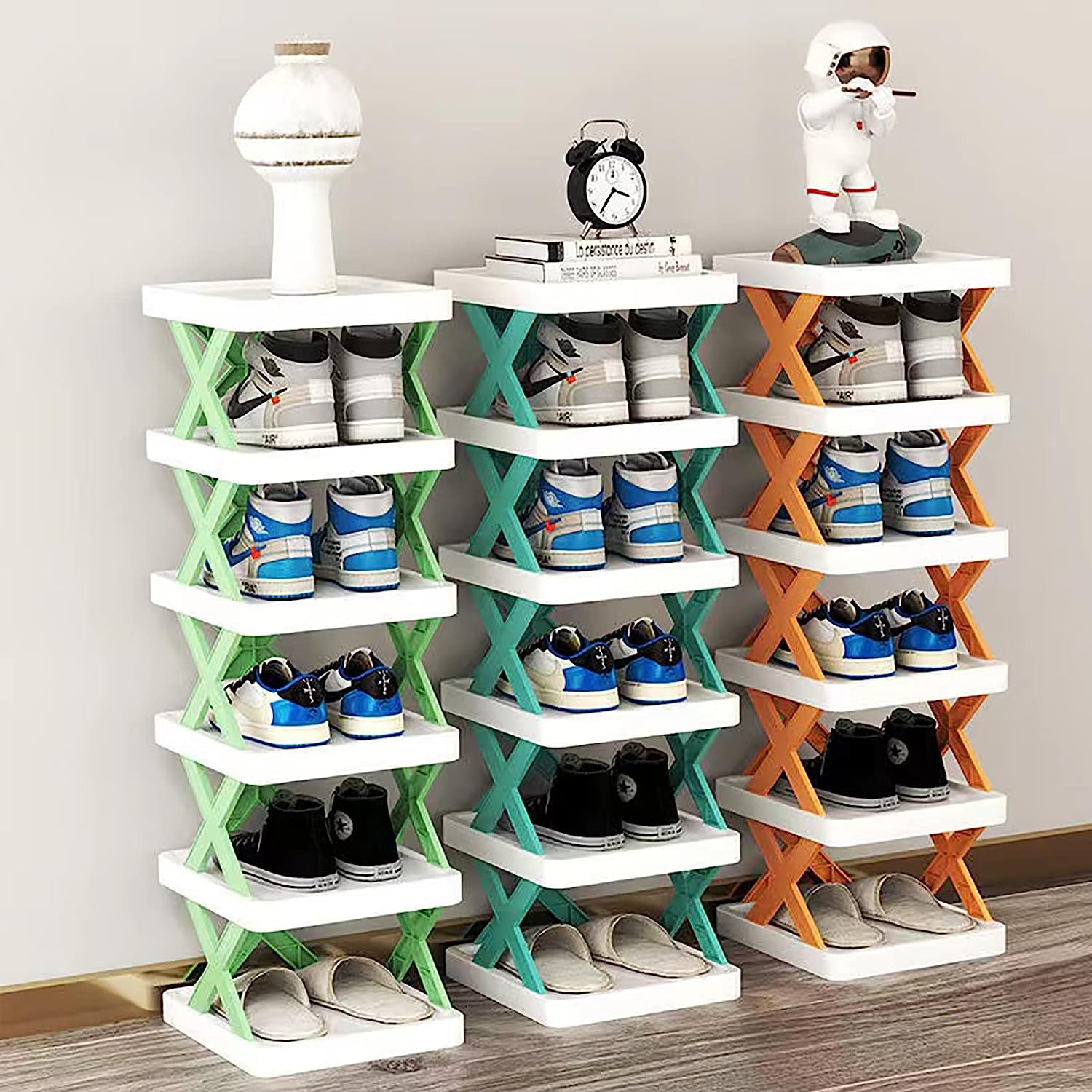 Free Size 4 Layer Shoes Organizer ( Pack of 2 ) Setupid