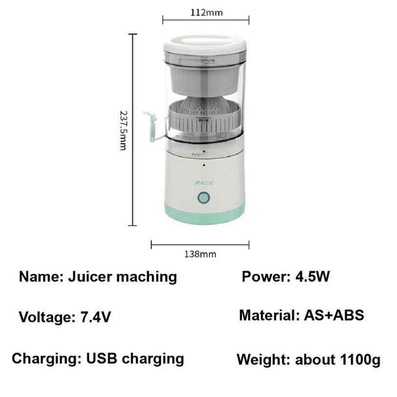Free Size Portable USB Mini Electric Rechargeable Blender Fruit Fresh Juice Lemon Maker Roposo Clout