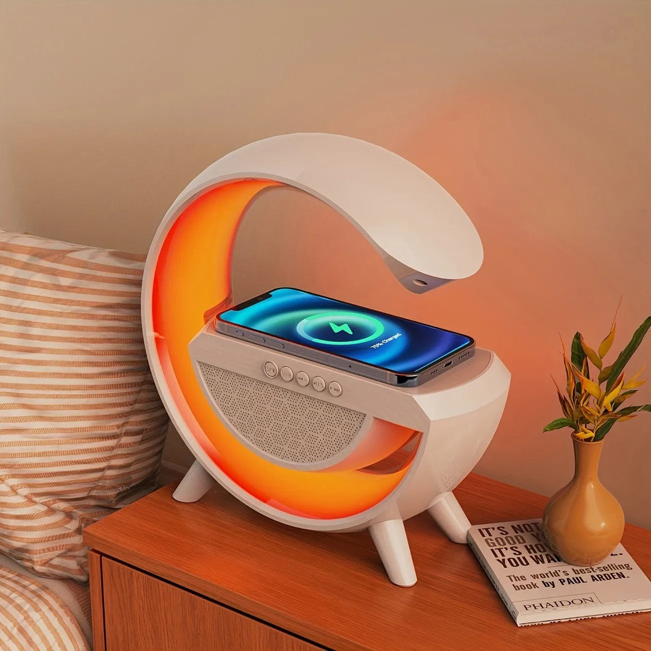 G-Shape LED Wireless Charging Speaker Lamp Zaavio®