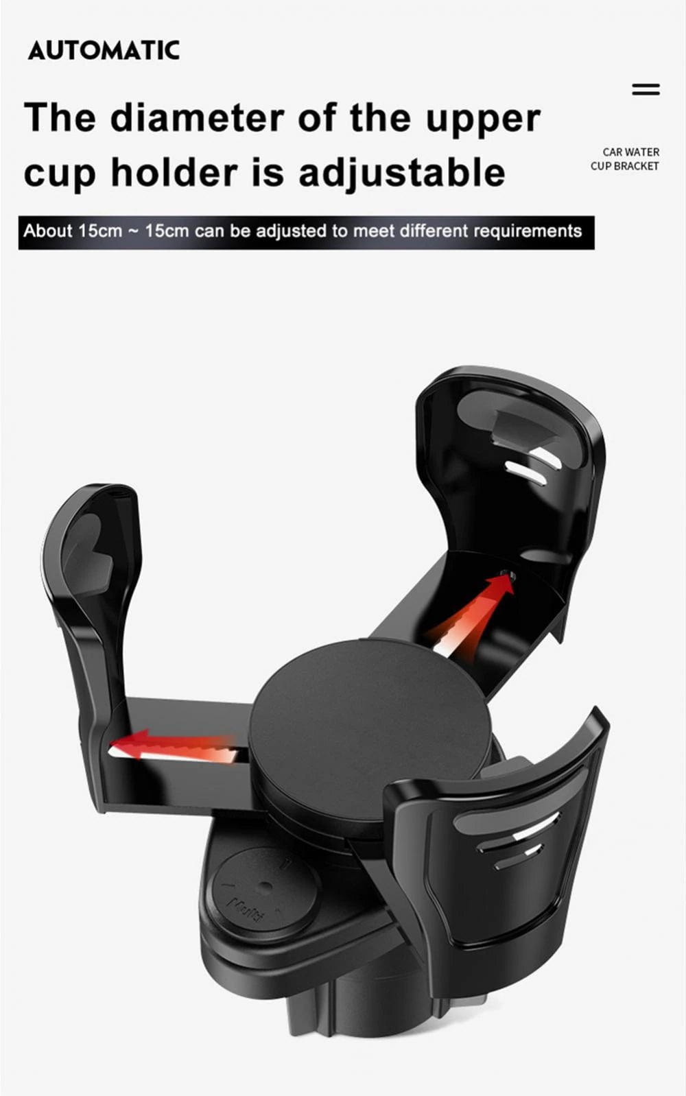 Glass Holder Cups Car Mug Holder Accessories Car Drinks Holder   - 2 in 1 Multifunctional Car Drink Cup Glass Holder - 360° Rotatable Cuput™️ Roposo Clout
