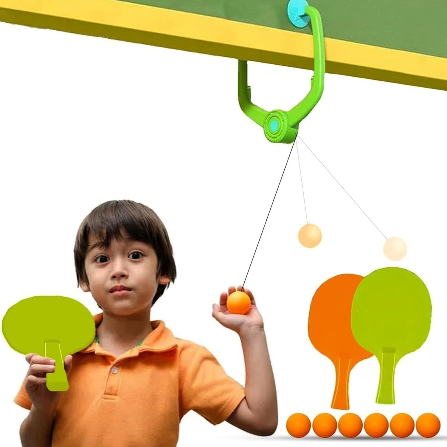GlidePing™️ | Sports Table Tennis Ping Pong Racket Table Tennis Trainer Children Products & Toys GlidePing™️ Store Hanging Table Tennis Zaavio®