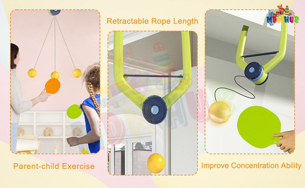 GlidePing™️ | Sports Table Tennis Ping Pong Racket Table Tennis Trainer Children Products & Toys GlidePing™️ Store Hanging Table Tennis Zaavio®