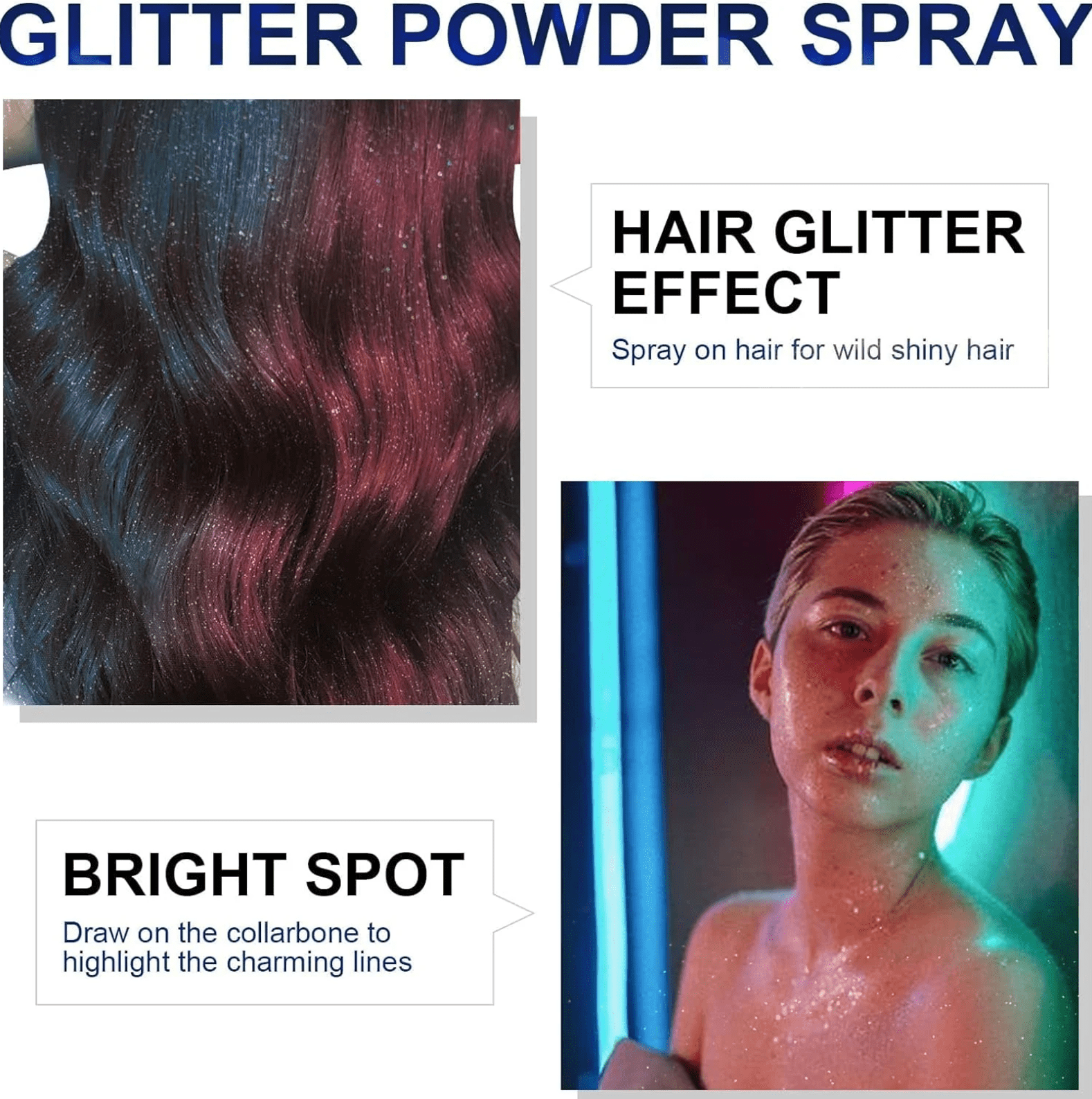 Hair and Body Glitter Color Spray ( Pack Of 2) (Copy) Gym & Wellness Hair and Body Glitter Color Spray ( Pack Of 2) (Copy) Dropdash