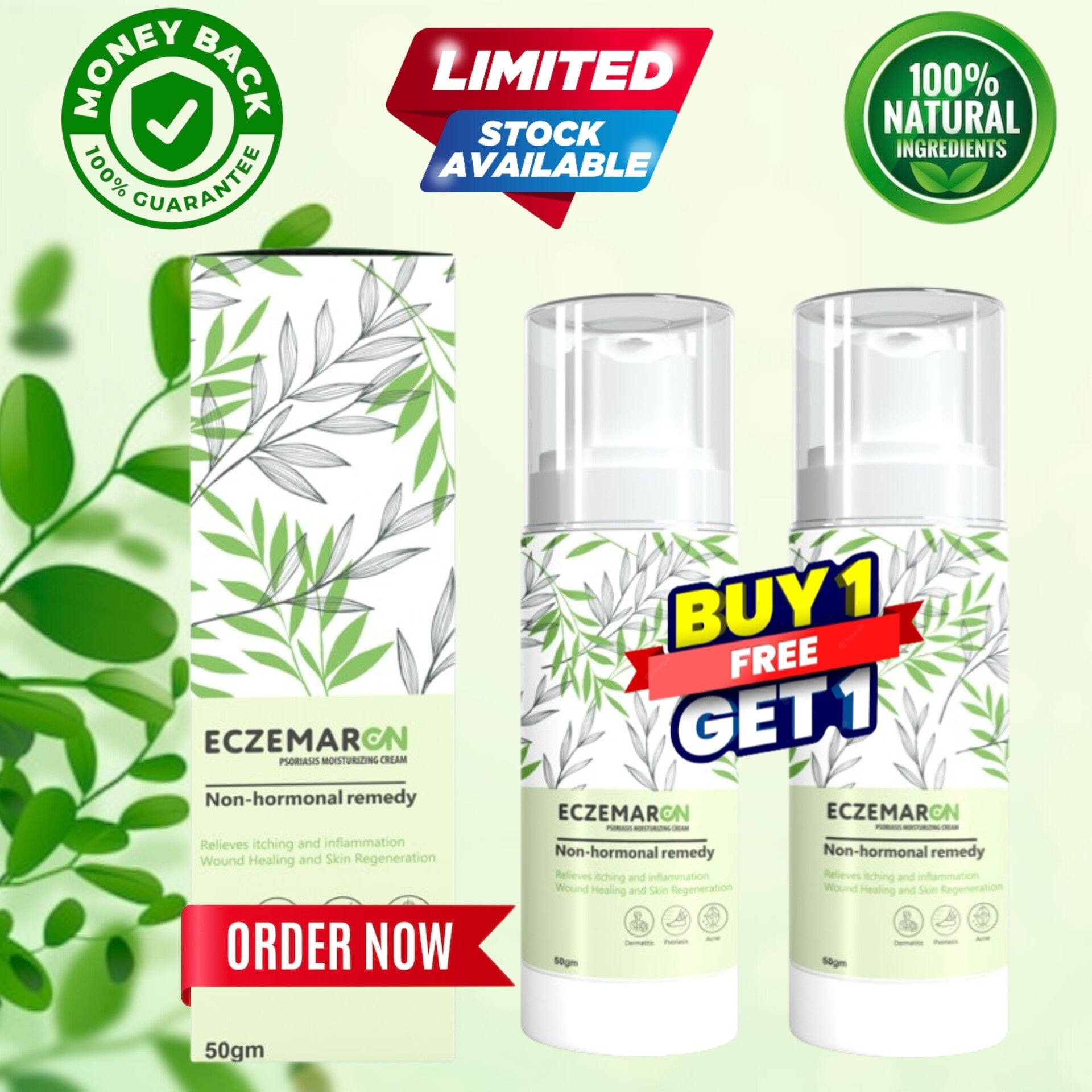 HERBAL ECZEMARON RELIEF SPRAY FOR PSORAISIS (BUY 1 GET 1 FREE) Zaavio®