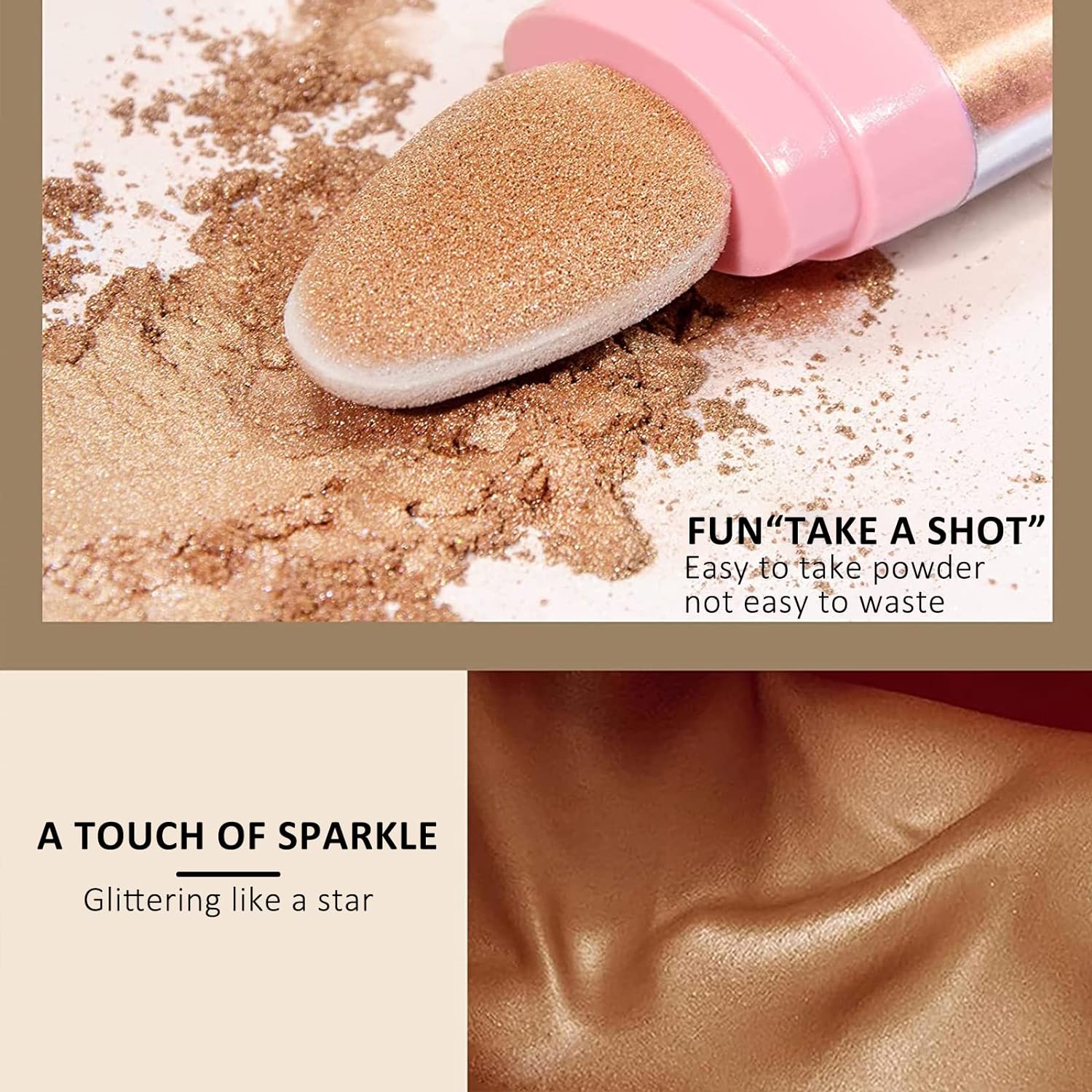 Highlighter Powder Stick Makeup Zaavio®️