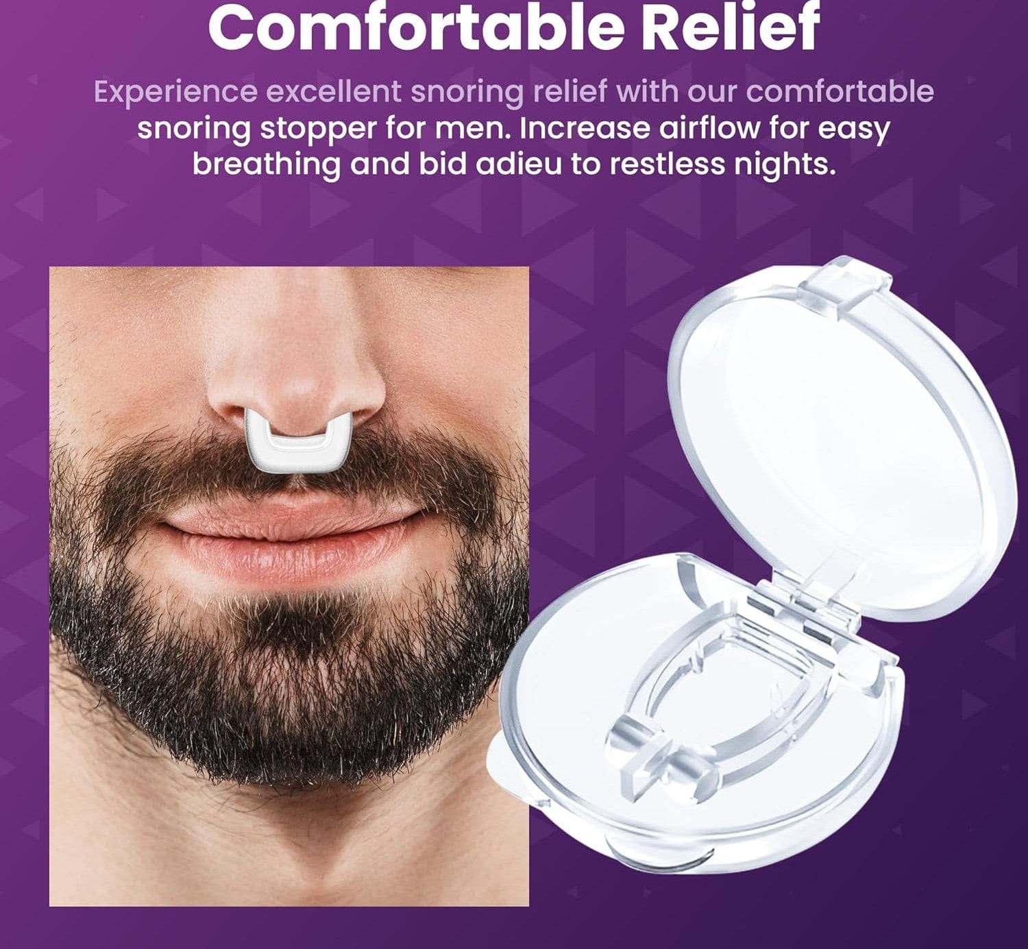 Home Improvement Anti Snore Magnetic Nose Clip Zaavio®