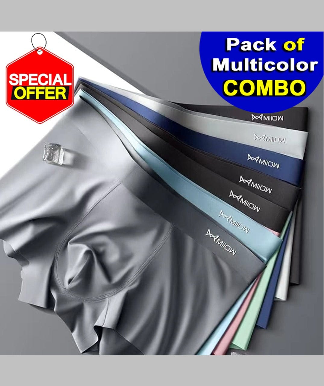 Icy Silk Underwear for Men (Pack of 3) Icy Silk Underwear for Men (Pack of 3) Zaavio®