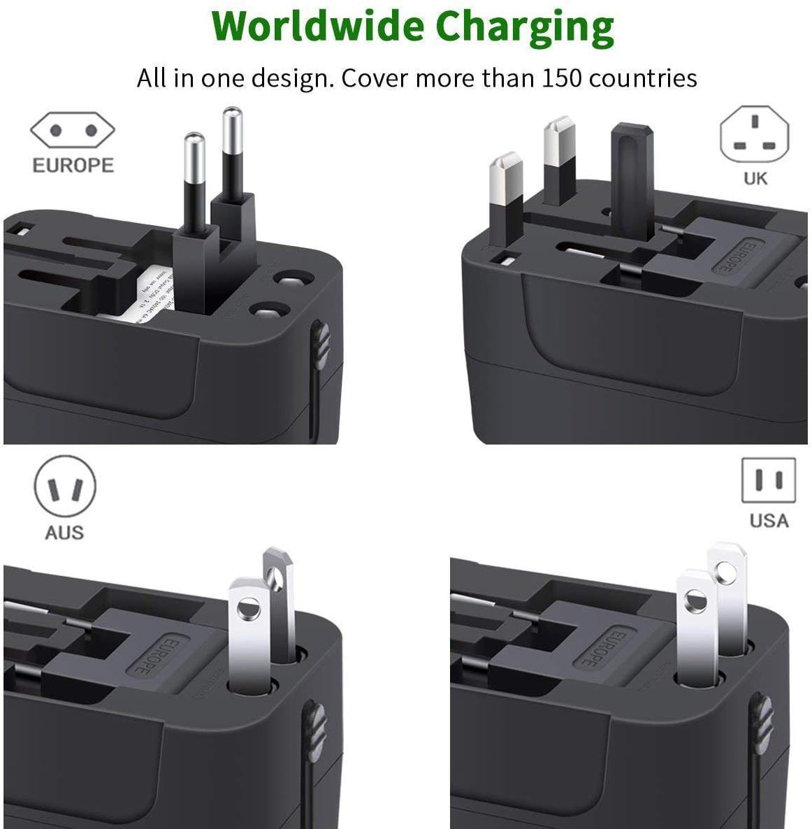 International All in One Worldwide Travel Adapter (Copy) Zaavio®