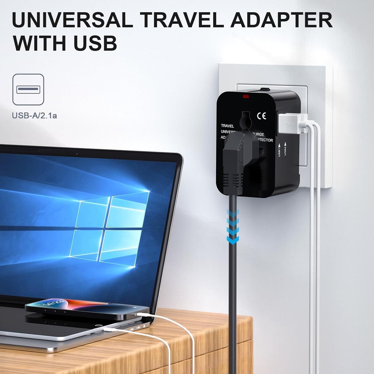 International All in One Worldwide Travel Adapter Zaavio®